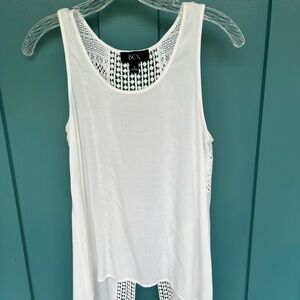 BCX IvoryLace Detail Dressy Top